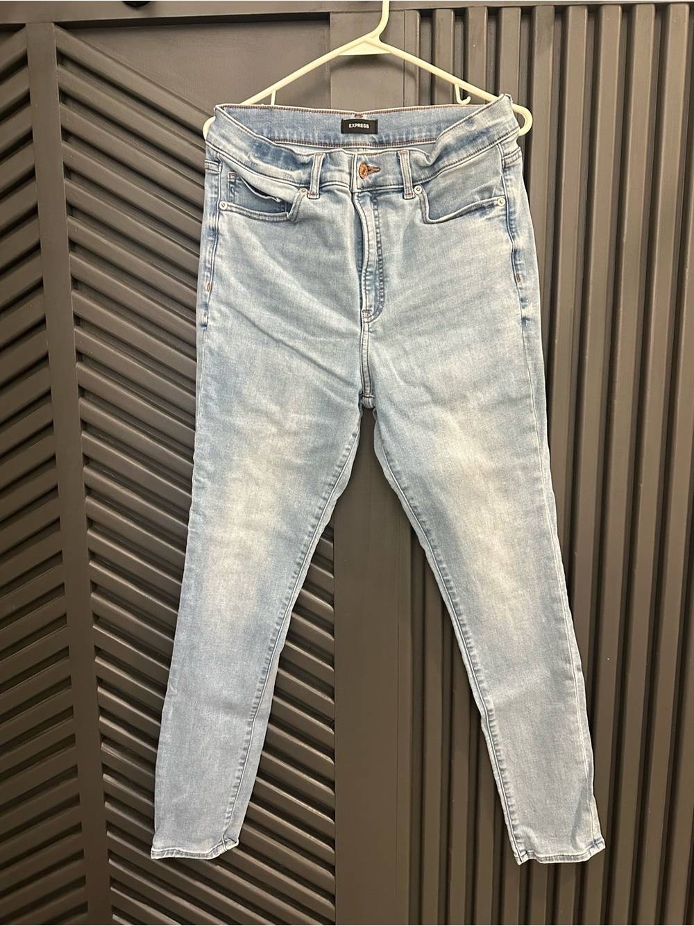 Express Light Blue Women’s Skinny Jeans